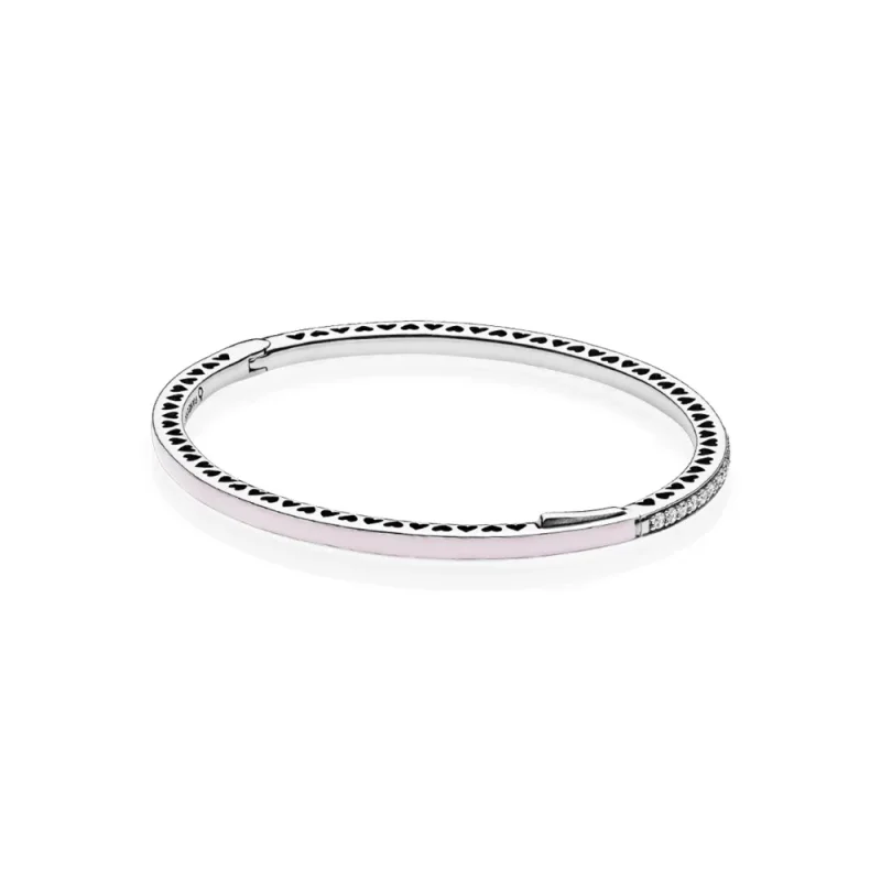 (immagine per) Bracciale Rigido PANDORA con Cuori radiosi 590537EN68