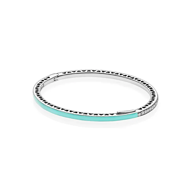 (immagine per) Bracciale Rigido PANDORA con Cuori radiosi