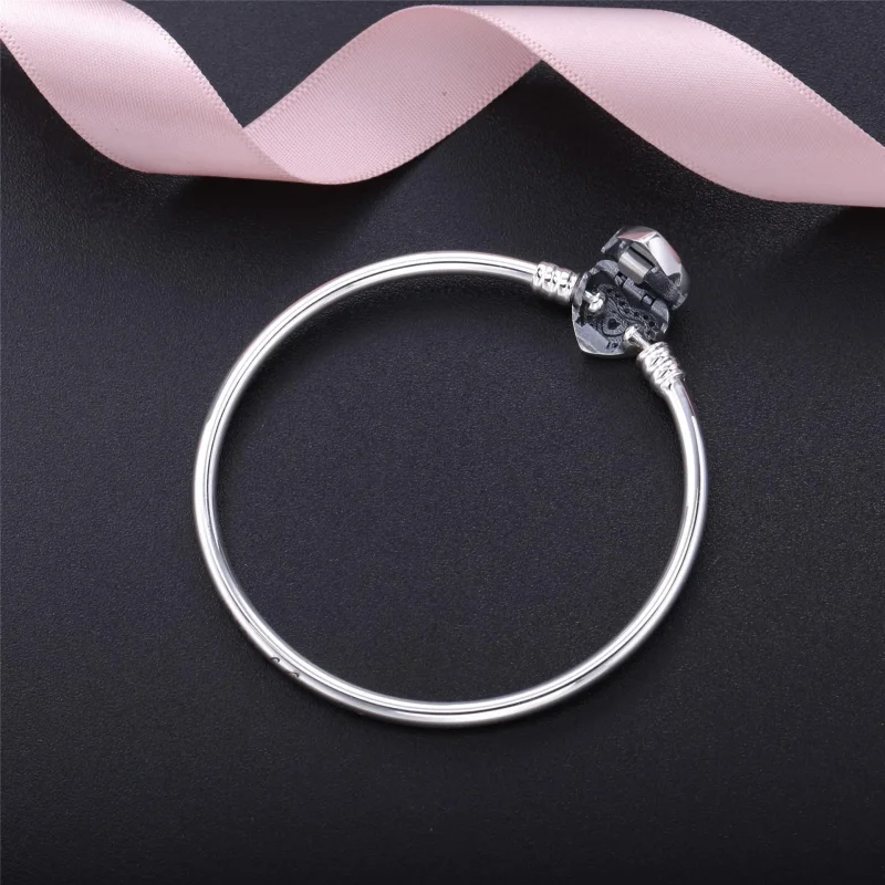 (immagine per) Bracciale rigido in argento Cuore trepidante - 590729CZ - Bracciali | PANDORA - Visualizza 4