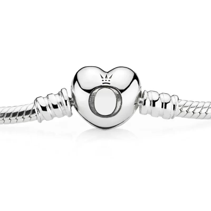 (immagine per) Bracciale Componibile in Argento con Chiusura a Cuore - Pandora - Visualizza 2