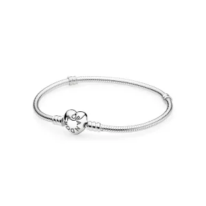 (immagine per) Bracciale Componibile in Argento con Chiusura a Cuore - Pandora