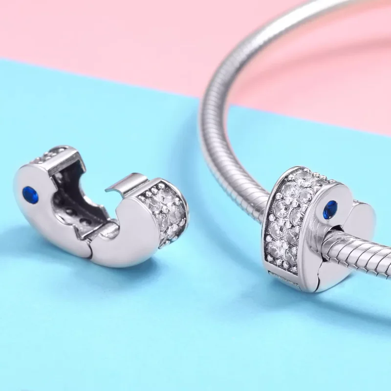 (immagine per) Charm Clip tipo Pandora Desiderio - SCC890 - Visualizza 3