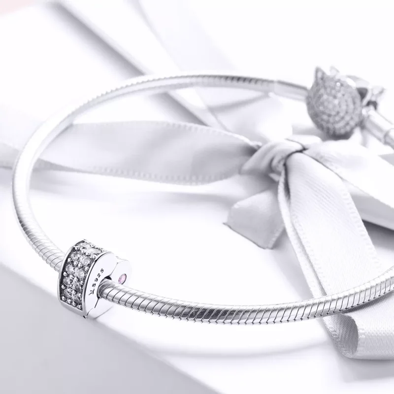 (immagine per) Charm Clip tipo Pandora Desiderio - SCC890 - Visualizza 4