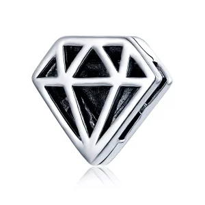 (immagine per) Charm Clip tipo Pandora Diamante semplice - SCX117