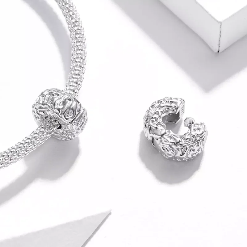 (immagine per) Charm Clip tipo Pandora Grinza - BSC436 - Visualizza 4
