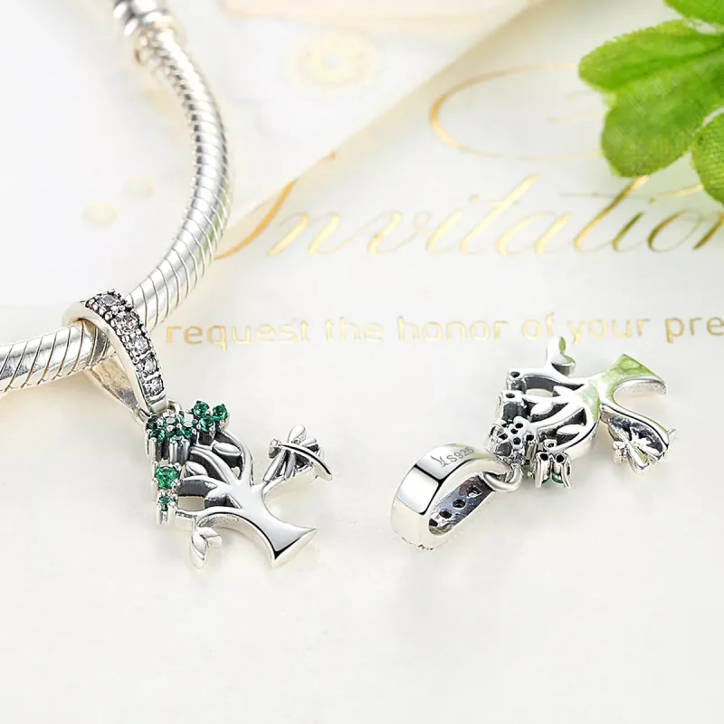 (immagine per) Charm Pendente tipo Pandora Albero della vita - SCC117 - Visualizza 4