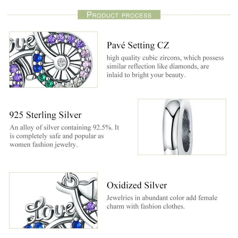 (immagine per) Charm Pendente tipo Pandora Bicicletta - SCC1082 - Visualizza 4