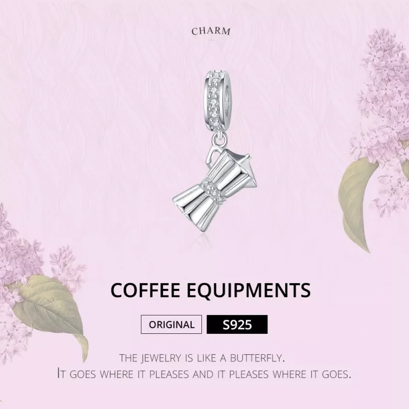 (immagine per) Charm Pendente tipo Pandora Caffettiera - SCC1287 - Visualizza 2