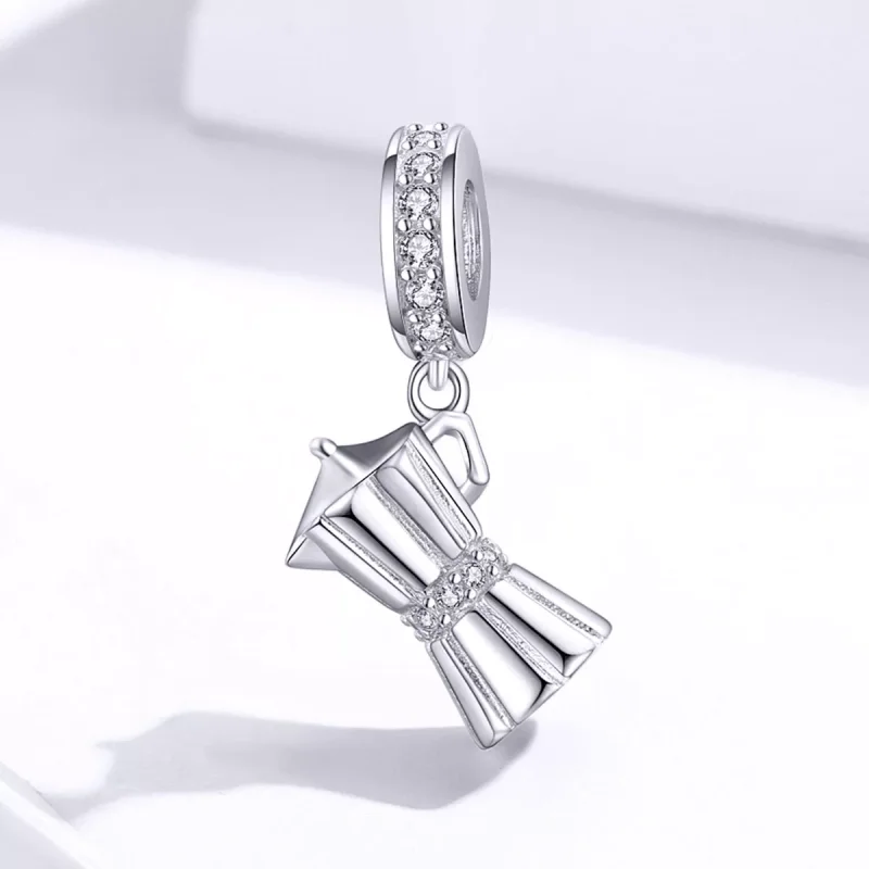(immagine per) Charm Pendente tipo Pandora Caffettiera - SCC1287 - Visualizza 4