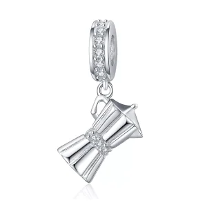 Charm Pendente tipo Pandora Caffettiera - SCC1287 (immagine per) Charm Pendente tipo Pandora Caffettiera - SCC1287
