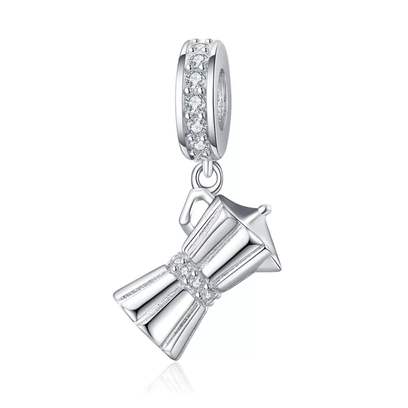 (immagine per) Charm Pendente tipo Pandora Caffettiera - SCC1287