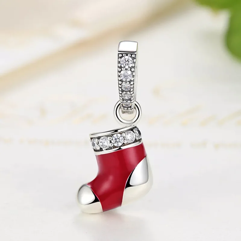 (immagine per) Charm Pendente tipo Pandora Calzini di Natale - SCC074 - Visualizza 4