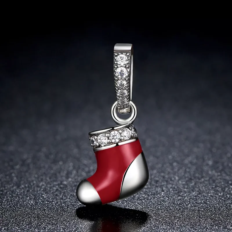 (immagine per) Charm Pendente tipo Pandora Calzini di Natale - SCC074 - Visualizza 5