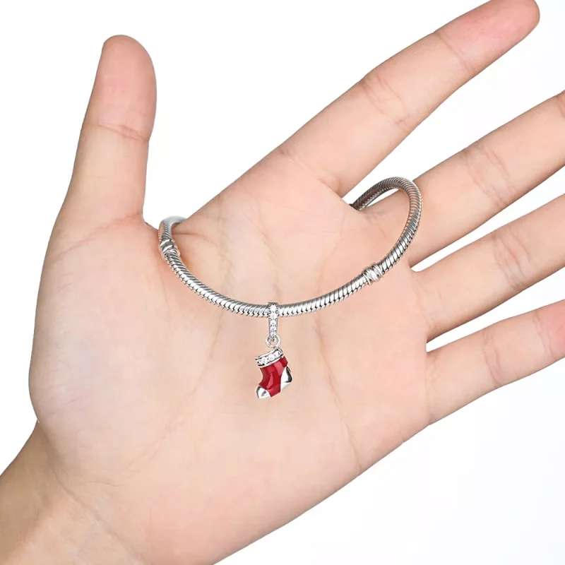 (immagine per) Charm Pendente tipo Pandora Calzini di Natale - SCC074 - Visualizza 6