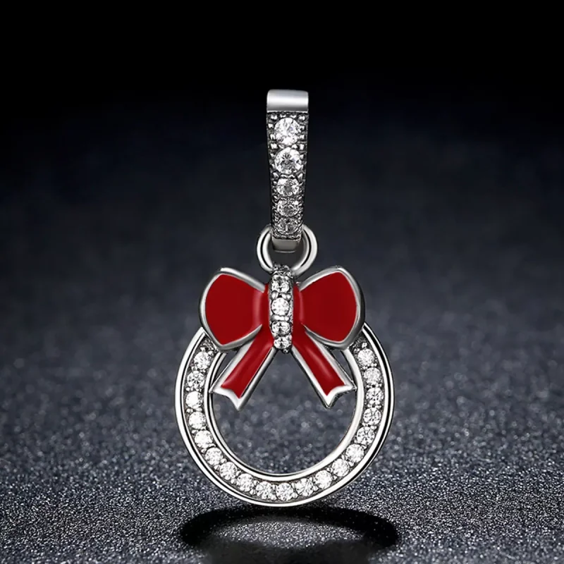 (immagine per) Charm Pendente tipo Pandora Corona di Natale - SCC077 - Visualizza 5
