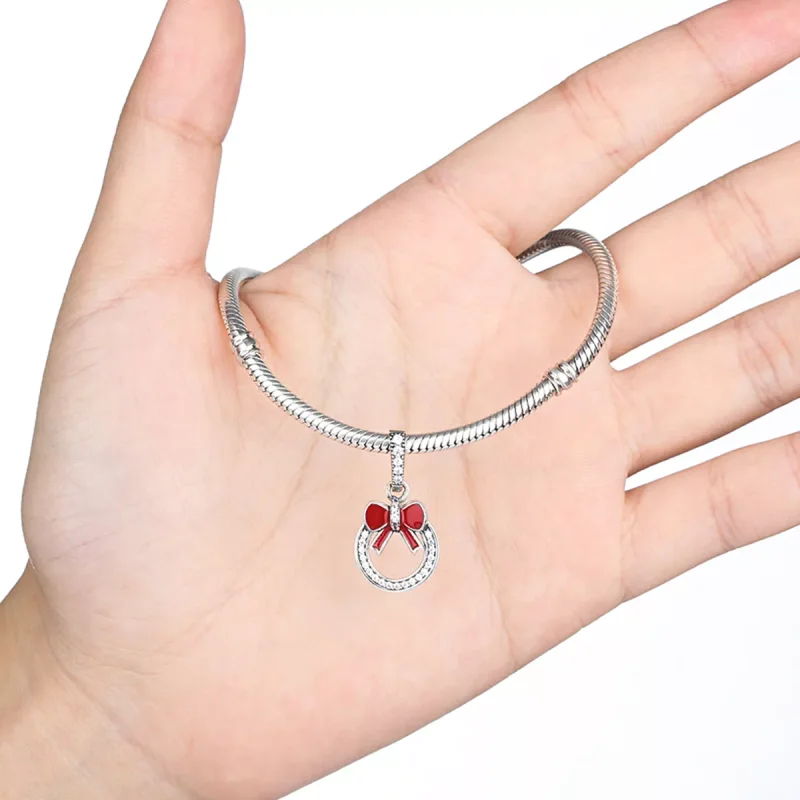 (immagine per) Charm Pendente tipo Pandora Corona di Natale - SCC077 - Visualizza 6