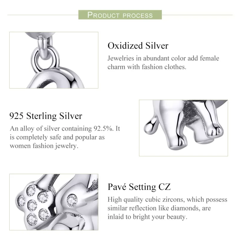 (immagine per) Charm Pendente tipo Pandora Felice elefante - SCC1059 - Visualizza 6