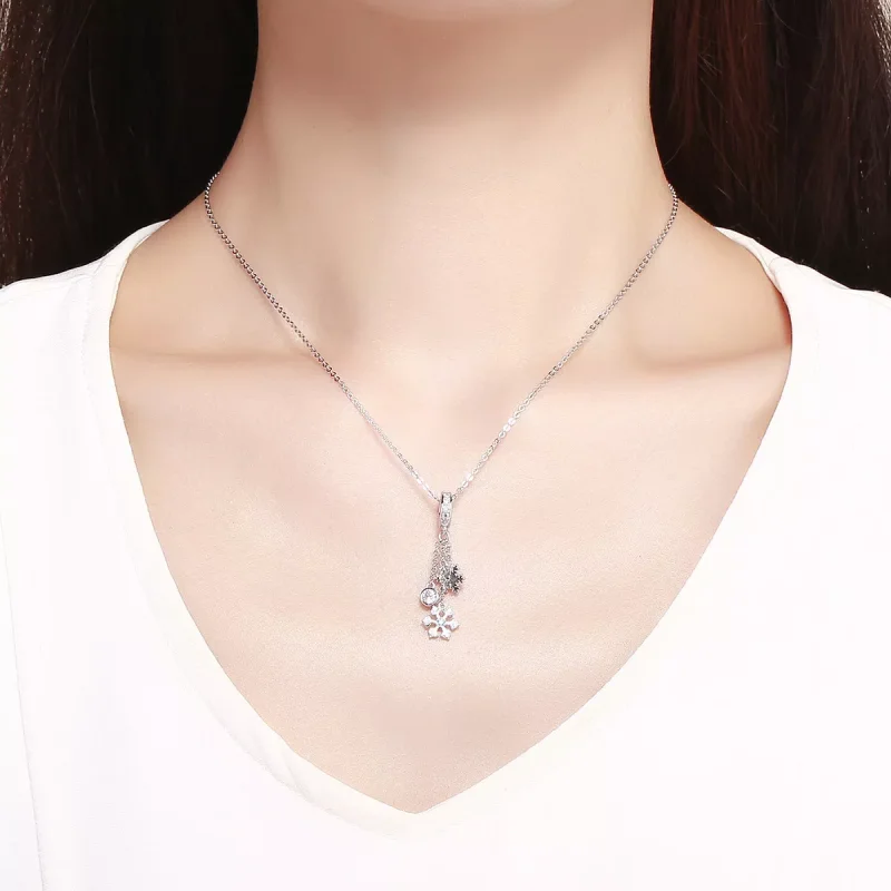 (immagine per) Charm Pendente tipo Pandora Fiocco di neve - SCC1020 - Visualizza 5