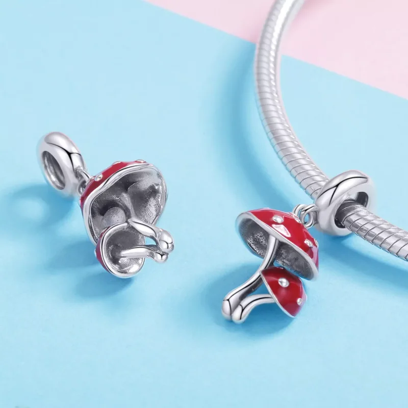 (immagine per) Charm Pendente tipo Pandora Fungo - SCC1060 - Visualizza 4