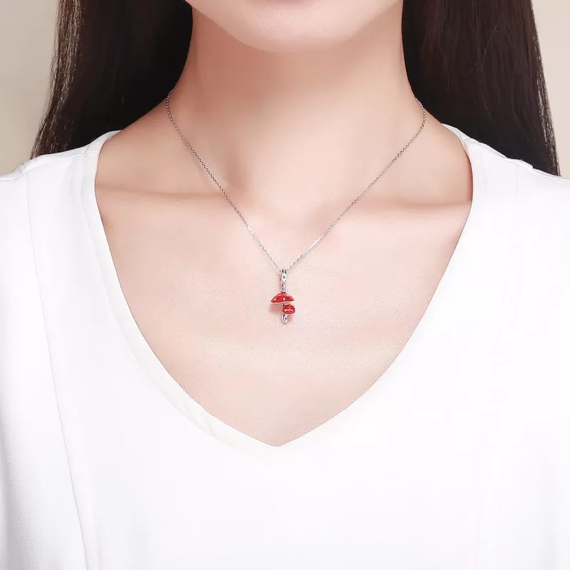 (immagine per) Charm Pendente tipo Pandora Fungo - SCC1060 - Visualizza 5