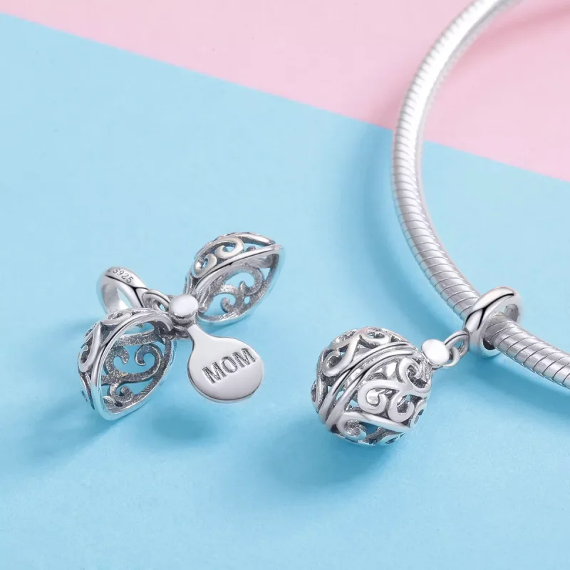 (immagine per) Charm Pendente tipo Pandora Gartitude per la mamma - SCC1008 - Visualizza 4