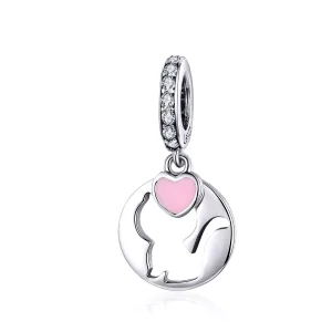 (immagine per) Charm Pendente tipo Pandora Gattino felice - SCC1140