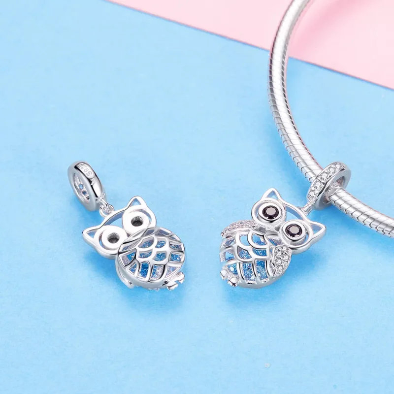 (immagine per) Charm Pendente tipo Pandora Gufo perpetuo - SCC1124 - Visualizza 7