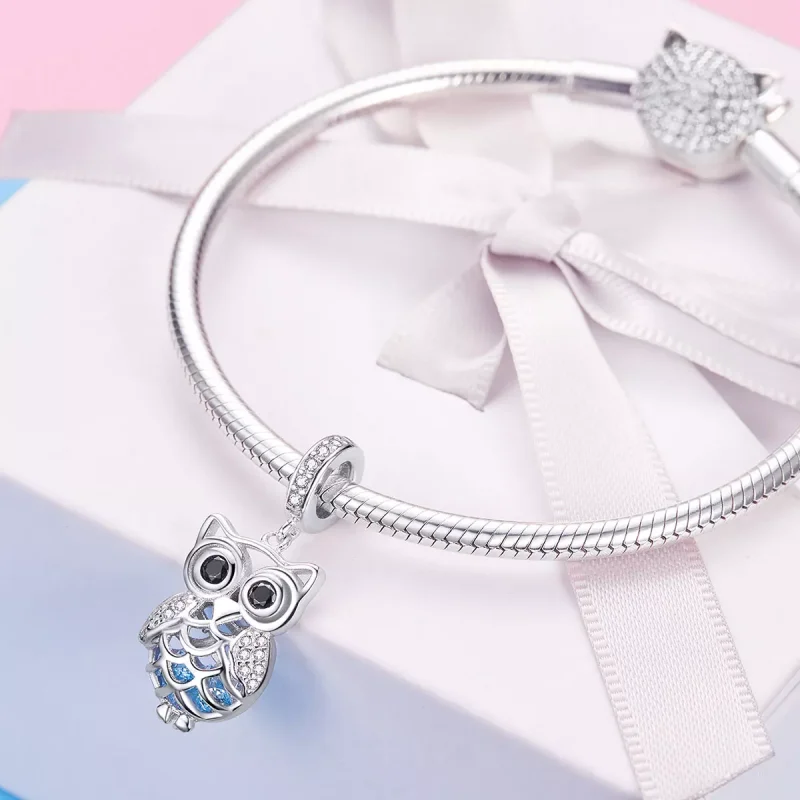 (immagine per) Charm Pendente tipo Pandora Gufo perpetuo - SCC1124 - Visualizza 8