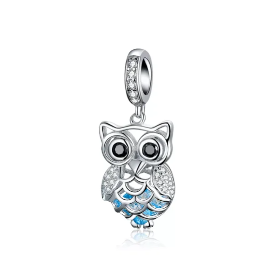 (immagine per) Charm Pendente tipo Pandora Gufo perpetuo - SCC1124