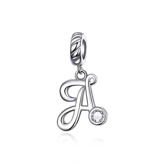 (immagine per) Charm Pendente tipo Pandora Lettera A - SCC1183-A