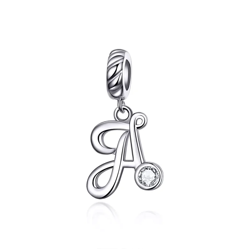 (immagine per) Charm Pendente tipo Pandora Lettera A - SCC1183-A