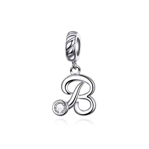 (immagine per) Charm Pendente tipo Pandora Lettera B - SCC1183-B