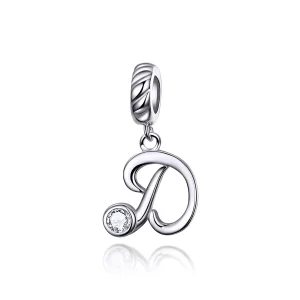(immagine per) Charm Pendente tipo Pandora Lettera D - SCC1183-D