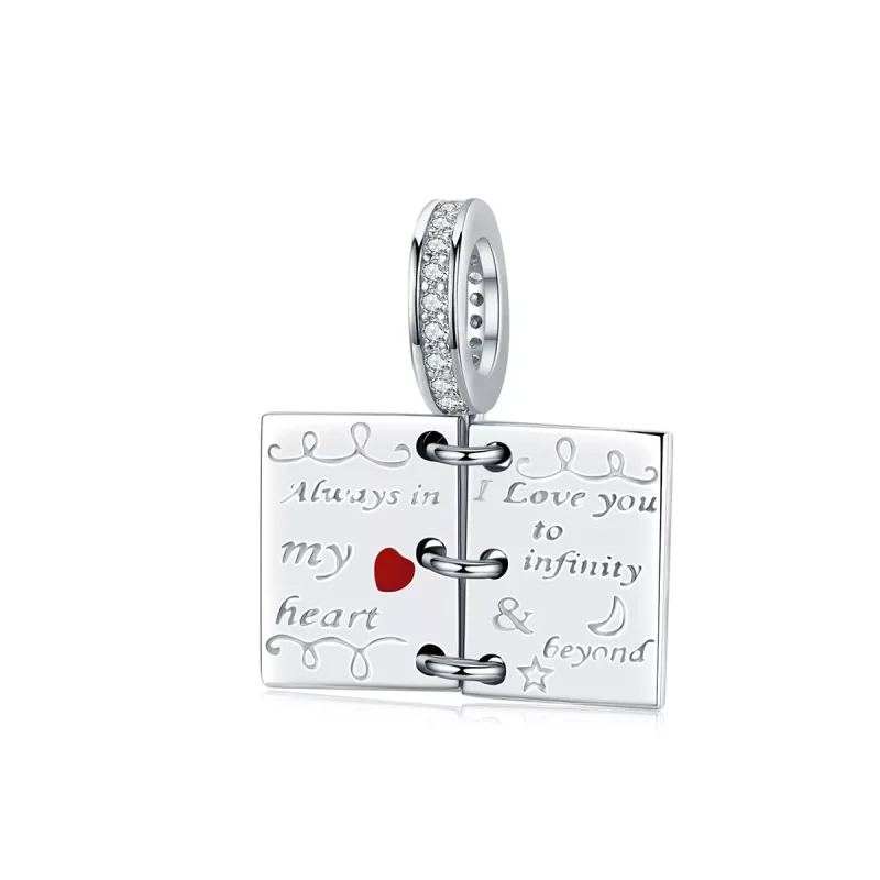 (immagine per) Charm Pendente tipo Pandora Lettera d'amore - SCC1262