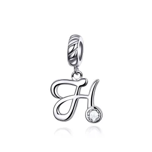 (immagine per) Charm Pendente tipo Pandora Lettera H - SCC1183-H