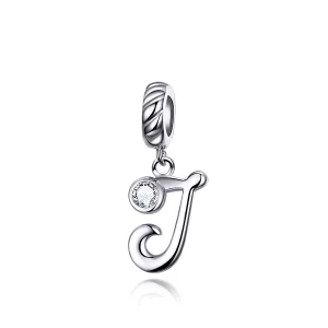 (immagine per) Charm Pendente tipo Pandora Lettera J - SCC1183-J