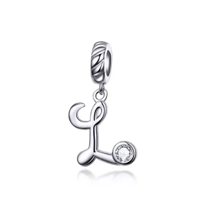 (immagine per) Charm Pendente tipo Pandora Lettera L - SCC1183-L
