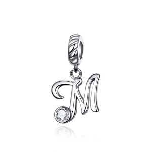 (immagine per) Charm Pendente tipo Pandora Lettera M - SCC1183-M