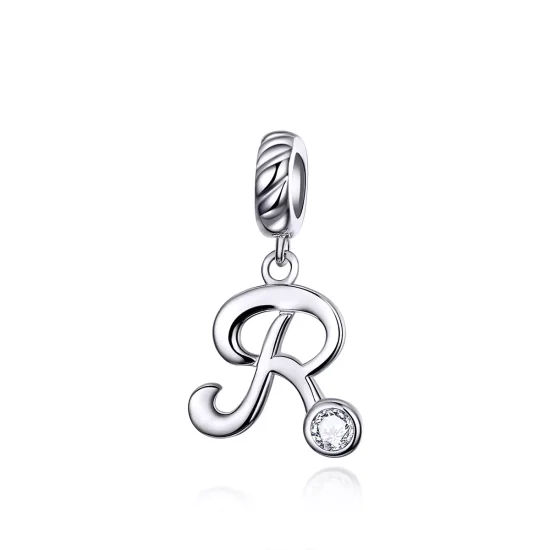 (immagine per) Charm Pendente tipo Pandora Lettera R - SCC1183-R