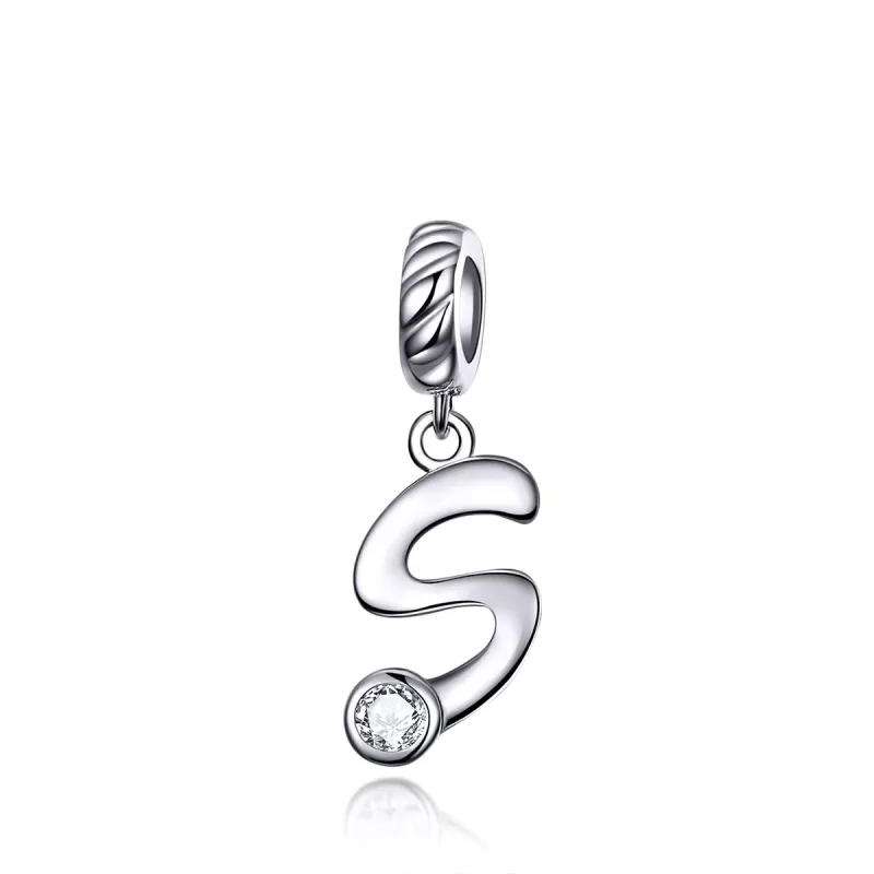 (immagine per) Charm Pendente tipo Pandora Lettera S - SCC1183-S