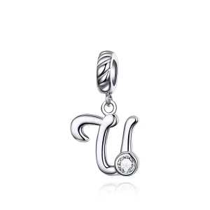 (immagine per) Charm Pendente tipo Pandora Lettera U - SCC1183-U