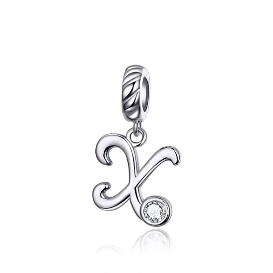 (immagine per) Charm Pendente tipo Pandora Lettera X - SCC1183-X