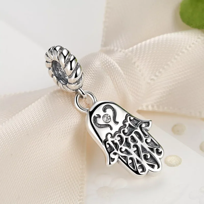 (immagine per) Charm Pendente tipo Pandora Mano di Hamsa - SCC031 - Visualizza 3
