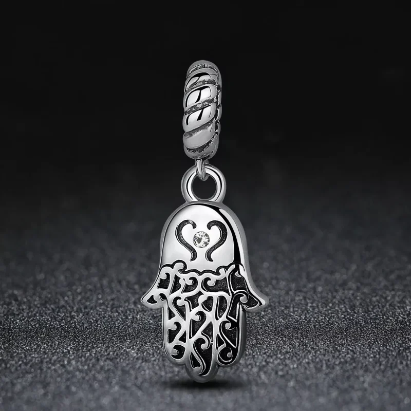 (immagine per) Charm Pendente tipo Pandora Mano di Hamsa - SCC031 - Visualizza 4