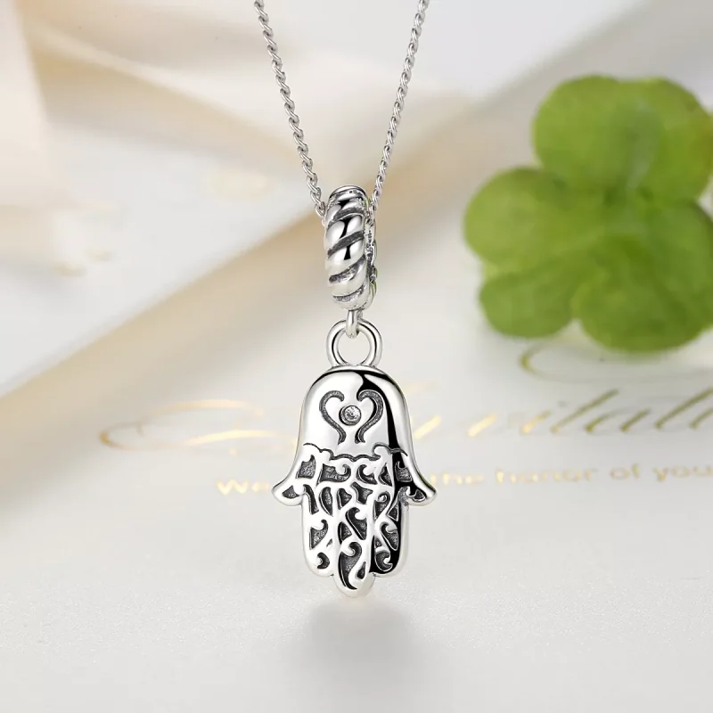 (immagine per) Charm Pendente tipo Pandora Mano di Hamsa - SCC031 - Visualizza 5