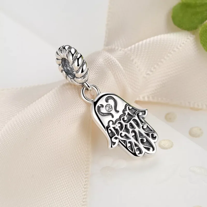 (immagine per) Charm Pendente tipo Pandora Mano di Hamsa - SCC031 - Visualizza 6