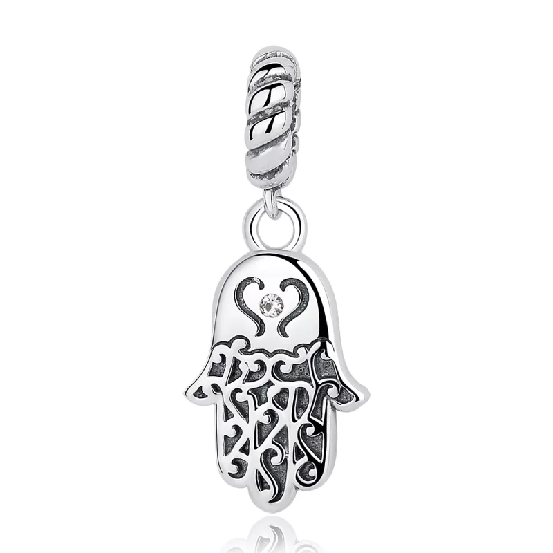 (immagine per) Charm Pendente tipo Pandora Mano di Hamsa - SCC031 - Visualizza 9