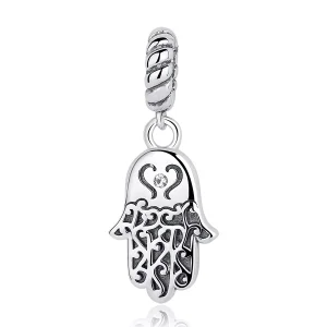(immagine per) Charm Pendente tipo Pandora Mano di Hamsa - SCC031