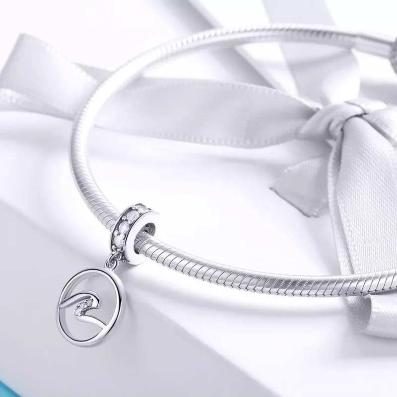 (immagine per) Charm Pendente tipo Pandora Onde - SCC1031 - Visualizza 3