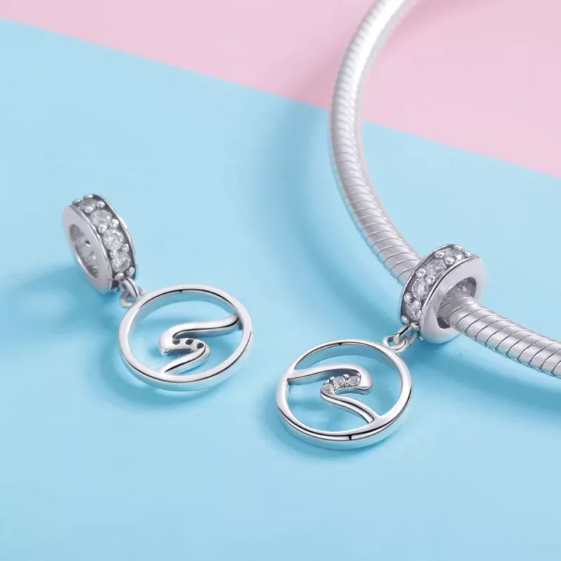 (immagine per) Charm Pendente tipo Pandora Onde - SCC1031 - Visualizza 4